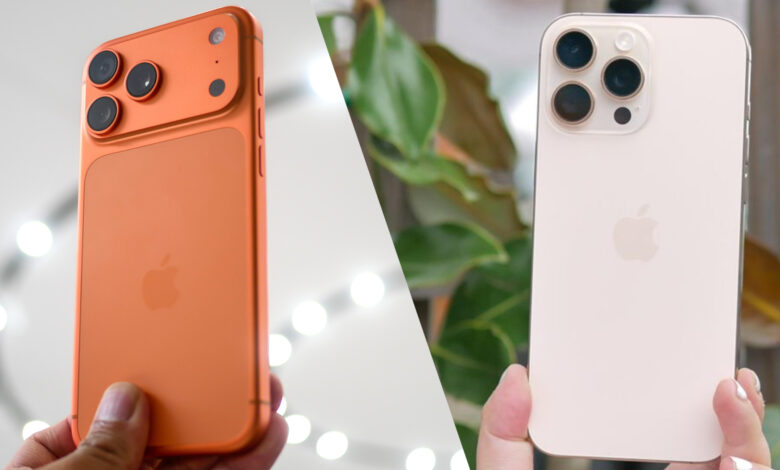 بين آيفون 16 برو ماكس وآيفون 17 برو ماكس